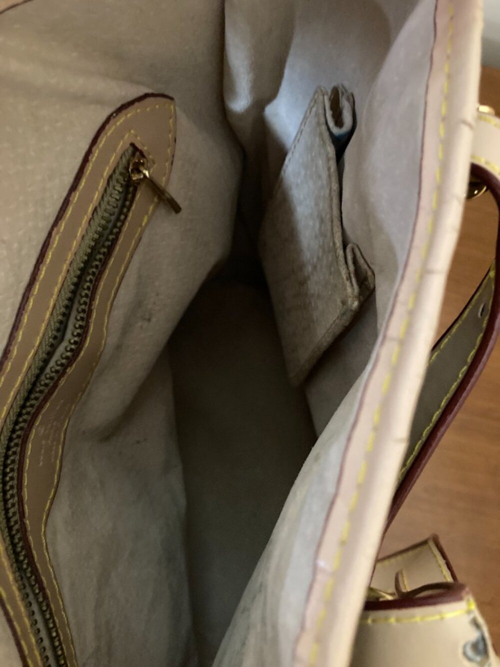 Petit Bucket Purse Beige Brown - Picture 9 of 9